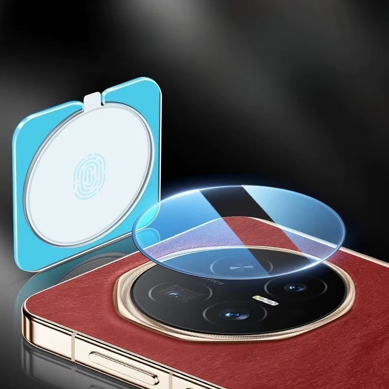 3-teiliger Honor Magic V6 V5 V3 Kameralinsenschutz aus gehärtetem Glas mit Installationshilfe, transparent - Bild 2