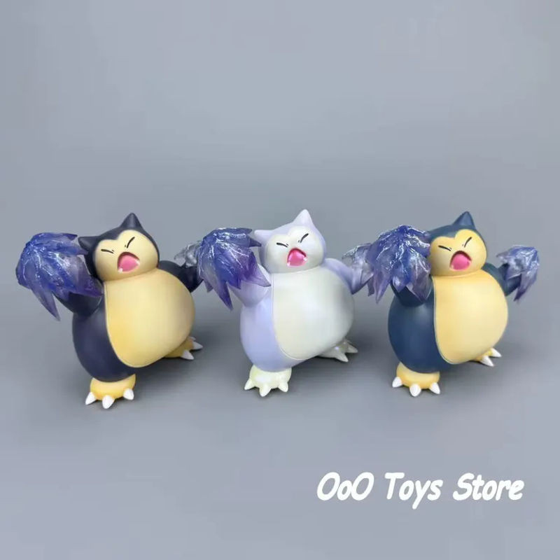 Pokemon Snorlax Anime Figur aus Kunststoff, mehrfarbig, Höhe: 10 cm - Bild 1