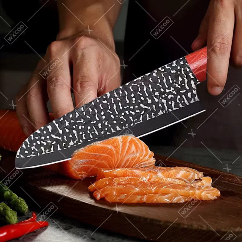 WXCOO Professionelles Santoku-Messer aus Edelstahl für die Küche - Bild 3
