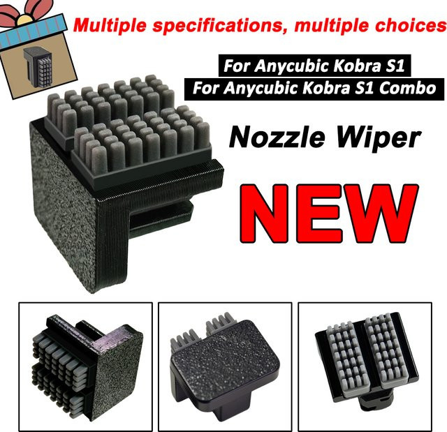 Anycubic Hotend Düsenwischer Silikonpinsel für Anycubic Kobra S1 in Schwarz - Bild 1