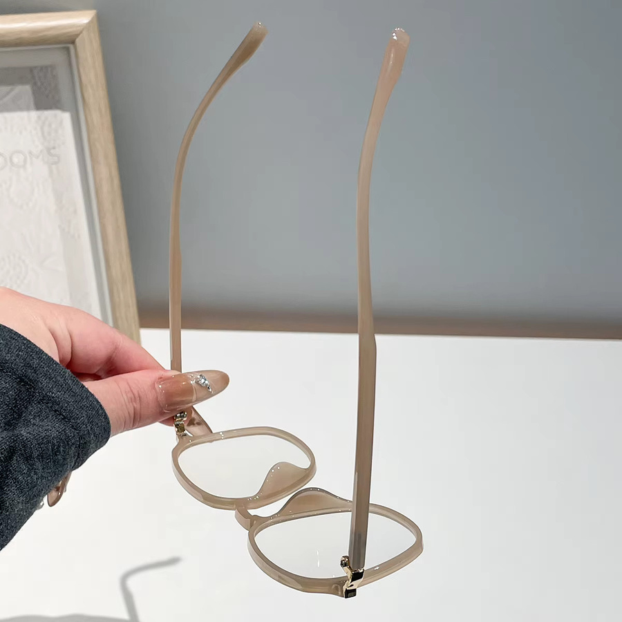RELEN Brille, Unisex, Vollrand, beige, Kunststoff - Bild 1