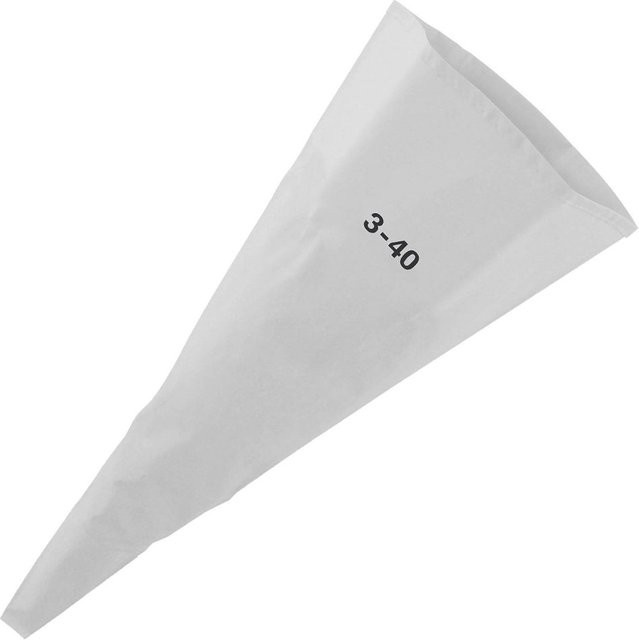 FMprofessional Spritzbeutel aus weißem Baumwollgewebe, Höhe: 40 cm - Bild 1