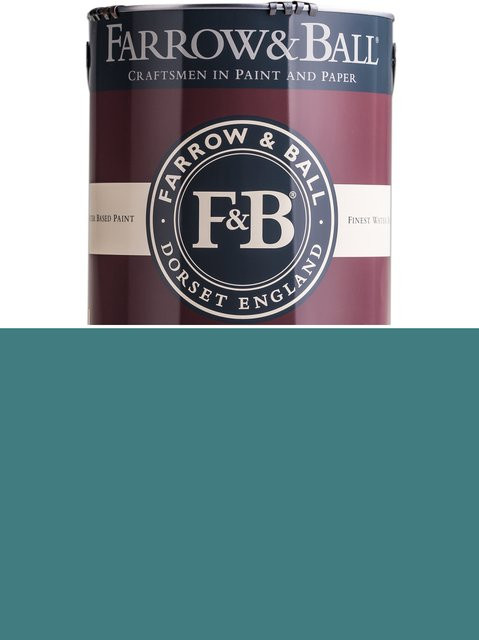 Farrow & Ball Exterior Eggshell Holzschutzfarbe Vardo 288 in Türkis-Blau, 2,5 l - Bild 1