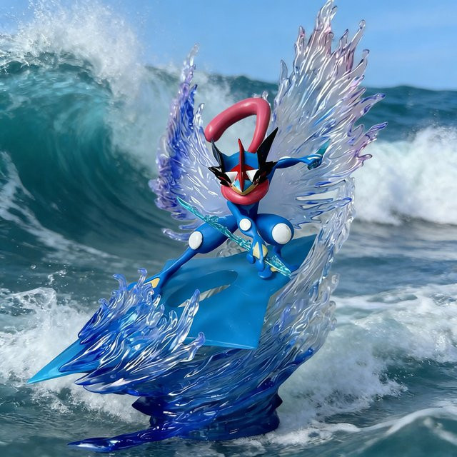 Potdemiel Pokémon Greninja Actionfigur, PVC, 21cm - Bild 1