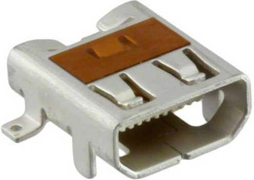Molex HDMI-Steckverbinder Buchse 19-polig in Silber - Bild 1