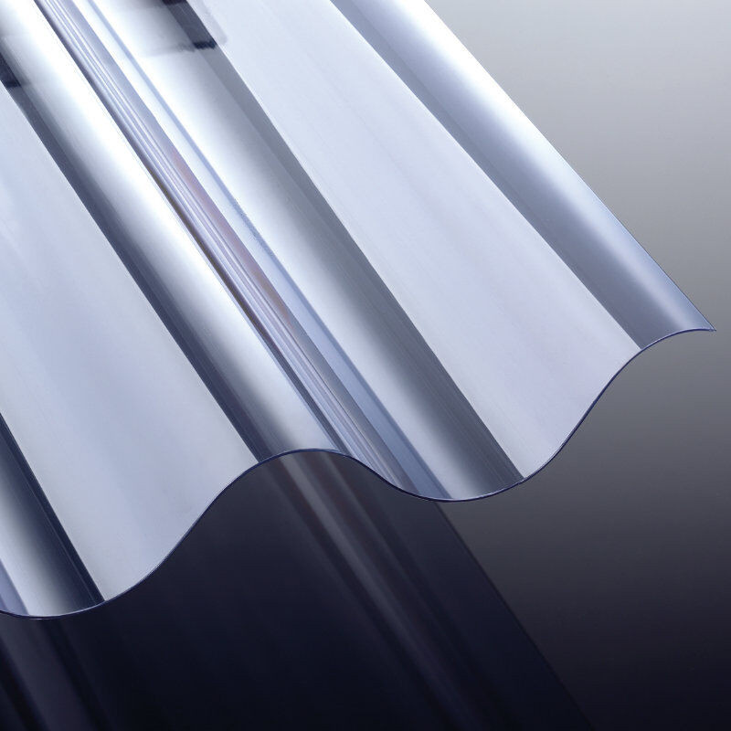 NOVAKLAR Lichtplatte aus PVC als Wellplatte, Profil 5, glasklar, Breite: 92 cm, Stärke: 1,2 mm - Bild 1