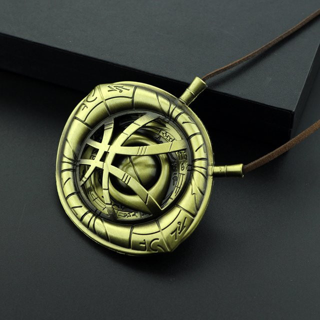 TAKARA TOMY Halskette Eye of Agamotto, Messing, Gold, Unisex - Bild 1