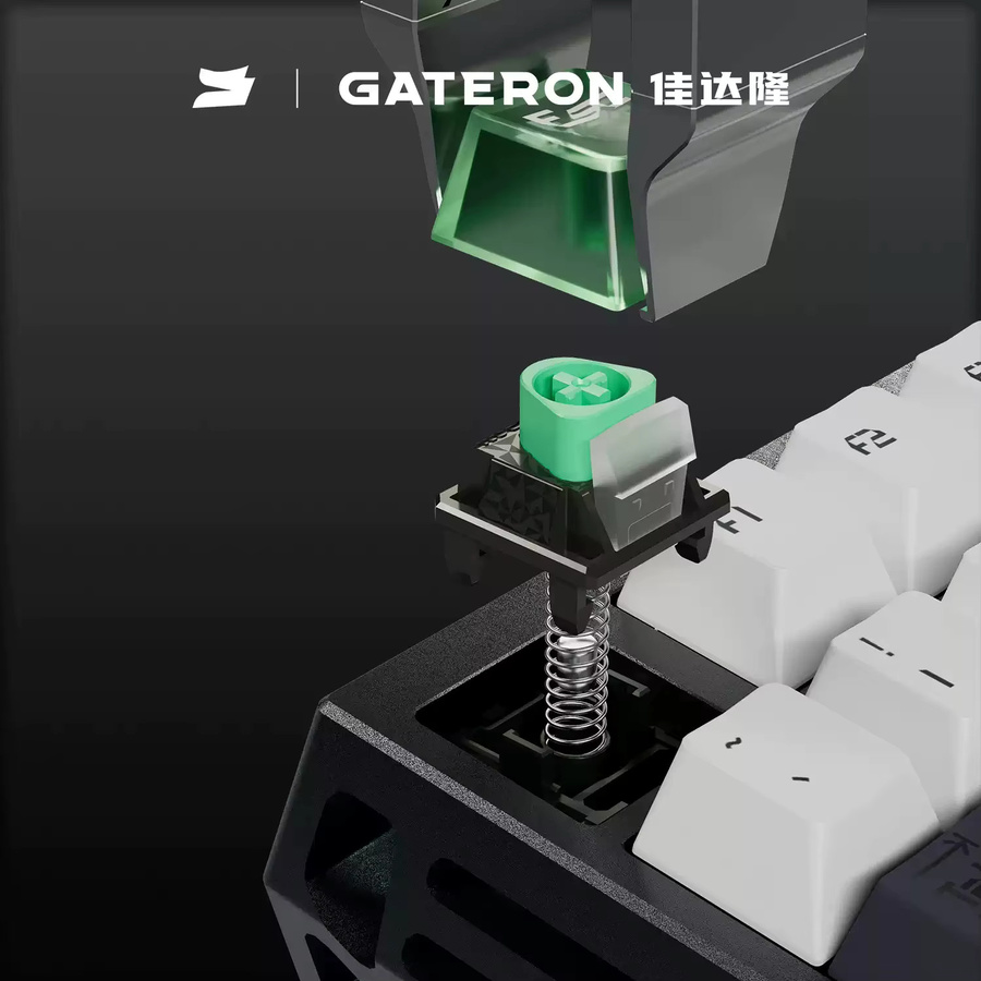 Gateron 3-in-1 Werkzeug Set in Grau und Schwarz für mechanische Gaming-Tastaturen mit Schalterabzieher, Tastenkappenabzieher und Schalteröffner für TTC, Kailh und Outemu Schalter - Bild 3