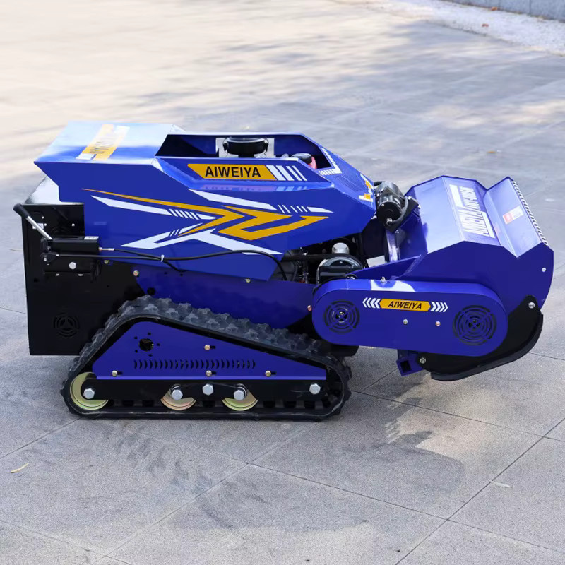 TONGZHONG Allrad-Roboter-Rasenmäher für Wildgrasflächen in Blau - Bild 3
