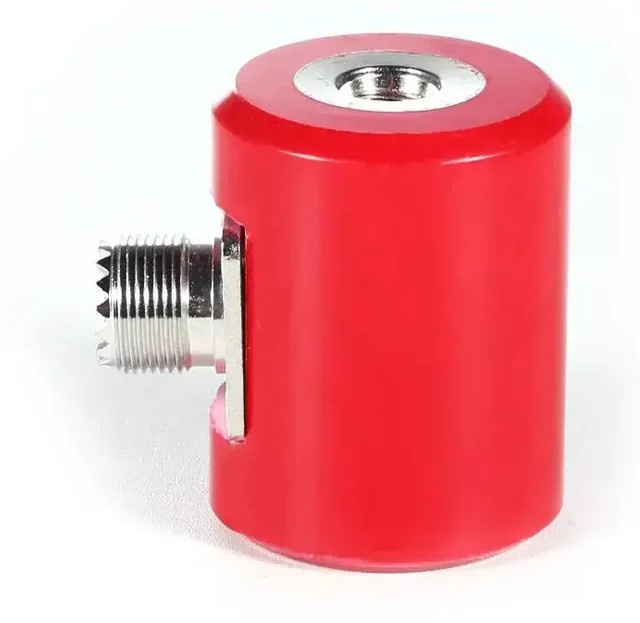 AISANRAY SO239-Basisadapter mit M10-Gewinde in Rot für USDX QRP Radio und PAC-12 HF-Antenne - Bild 1