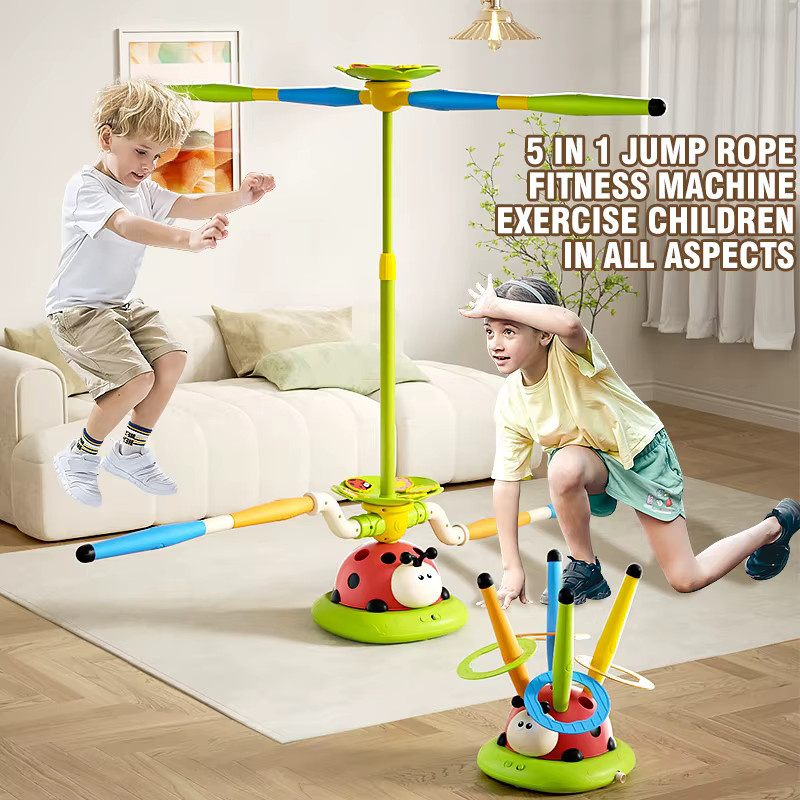 Kmoist Springseil, 3-in-1 Lernspielzeug, mit Sound, Gelb, Bunt / Mehrfarbig - Bild 2