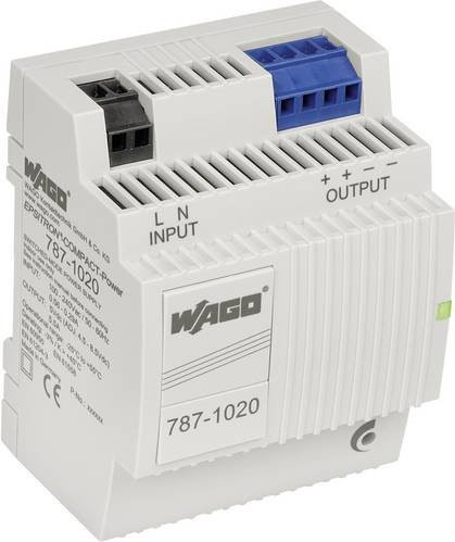 WAGO 787-1020 Hutschienen-Netzteil DIN-Rail 5V 5.5A 27.5W in Weiß - Bild 1