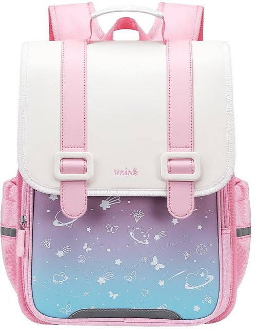Wasserdichter Grundschulrucksack für Mädchen und Jungen in Rosa - Bild 1