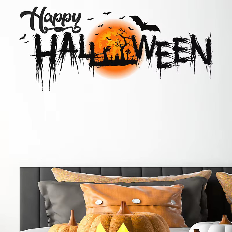 BRUP Halloween Wandaufkleber aus Vinyl für deine Heimdekoration - Bild 3
