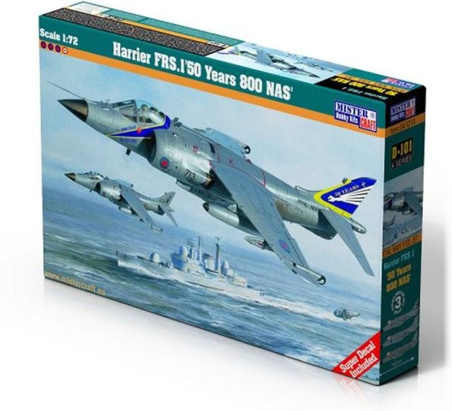 Mistercraft Harrier FRS.1 50 Years 800, Modellfahrzeug, 1:72 - Bild 1