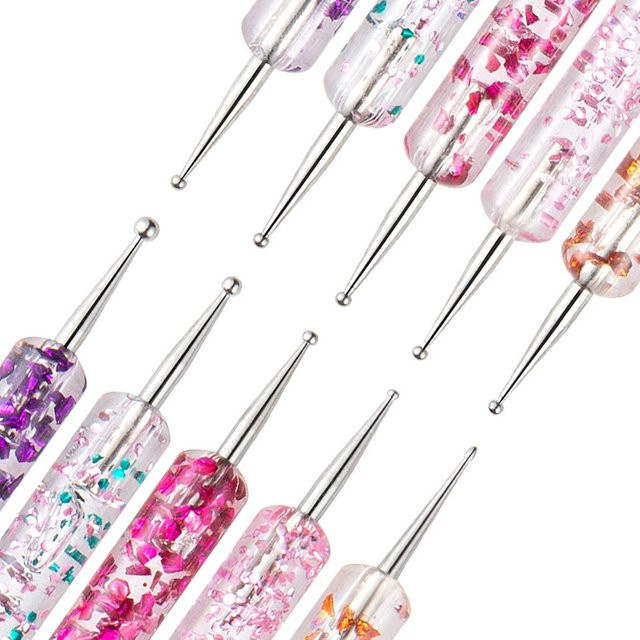Rabtafx Nagelkunst-Stifte, 5-teiliges Set, Doppelenden, Unisex - Bild 1
