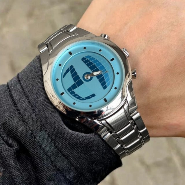 STARPERISH Armbanduhr, Quarz, Edelstahl, Blau, Herren - Bild 1