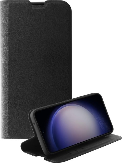 Premium Wallet Book Cover für Samsung Galaxy S23 FE in Schwarz - Bild 1