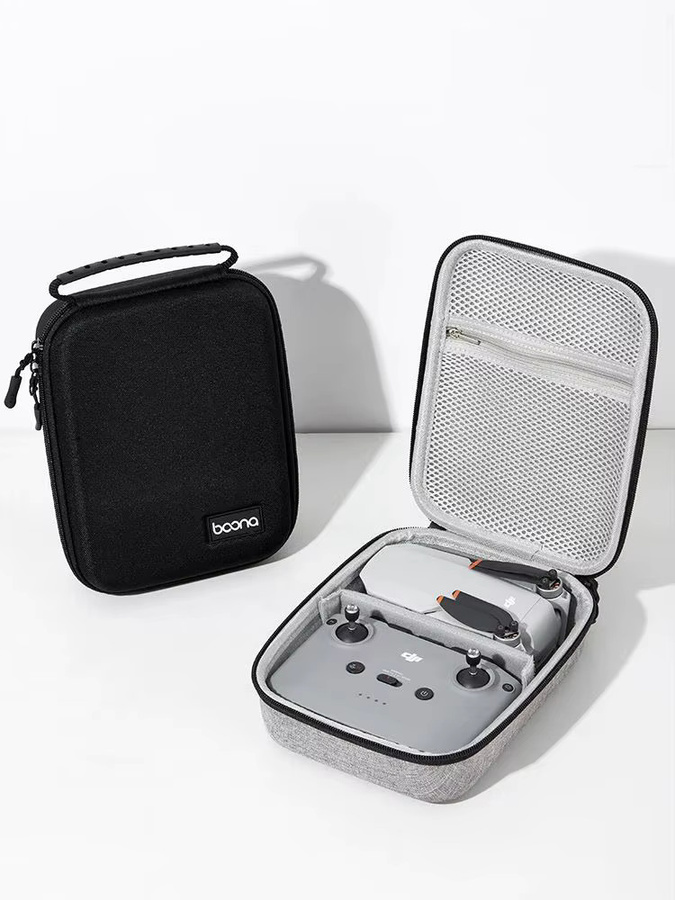 Boona Hartschalen-EVA Drohnenkoffer für DJI Mini 2/3/3Pro/4Pro in Grau - Bild 4