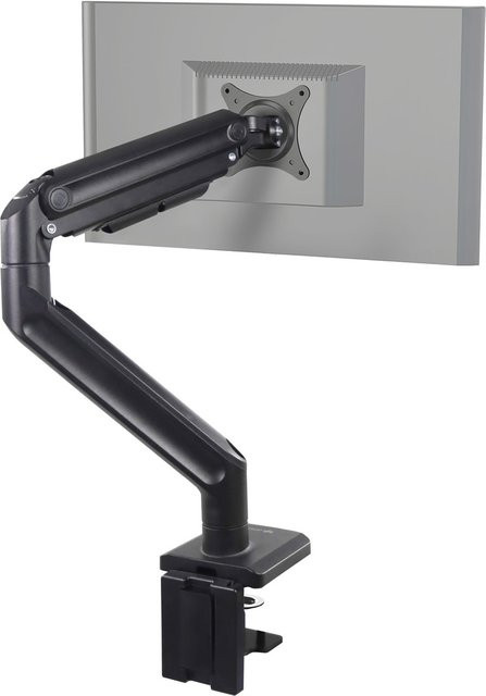 hjh OFFICE Monitorhalterung VM-MG1S aus Aluminium und Stahl in Schwarz für 42 cm Monitore - Bild 1