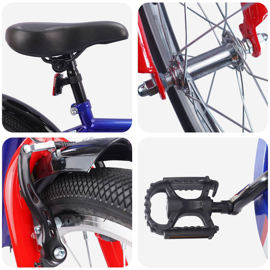 VD Home Furnishing Kinderfahrrad 18 Zoll Dunkelblau - Bild 1