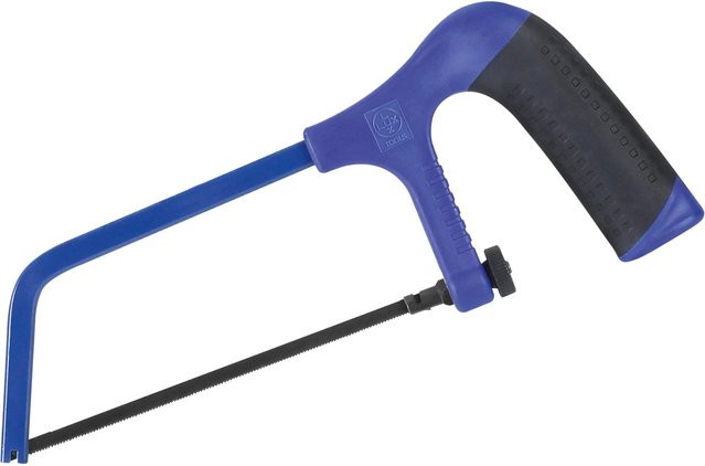 LUX-TOOLS Universalsäge mit Stahlbügel in Blau - Bild 1