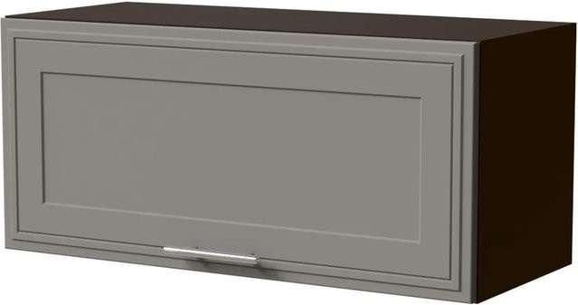 Feldmann-Wohnen Klapphängeschrank Salo W4B/80 in Lava / Dust Grey Matt mit Gasdruckdämpfer und Soft-Close-Türen, B/T/H: 80 x 2,5 x 36 cm - Bild 1