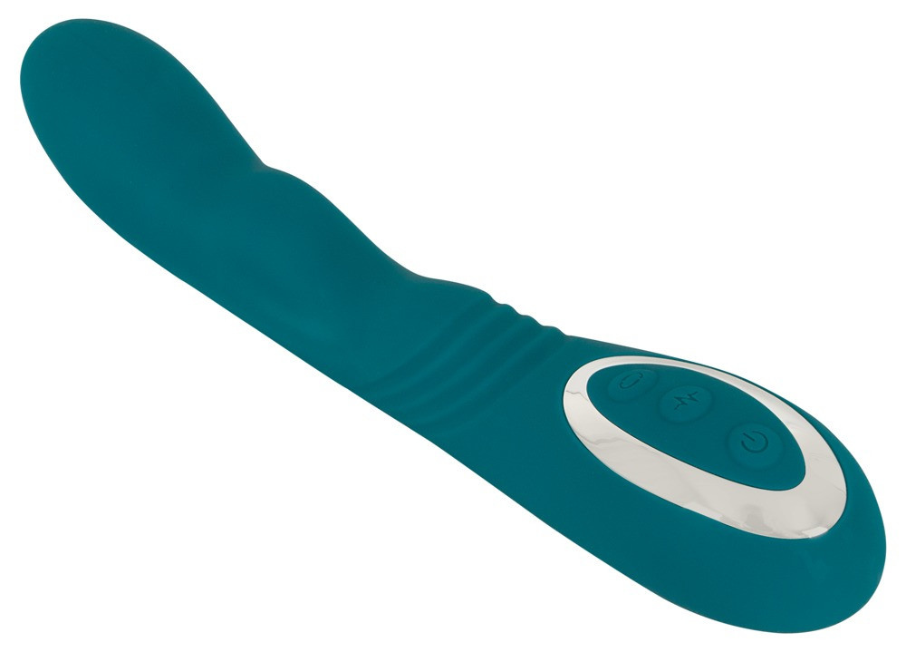 Sweet Smile Rotating G-Spot Vibrator mit rotierender Spitze in Grün und Türkis - Bild 2