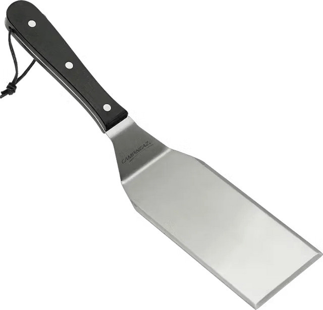Campingaz Plancha-Spatel aus Edelstahl und Holz in Silber - Bild 1