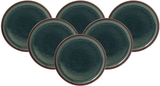Villeroy & Boch Frühstücksteller Crafted Breeze Green, 6er Set, Durchmesser: 21 cm - Bild 1