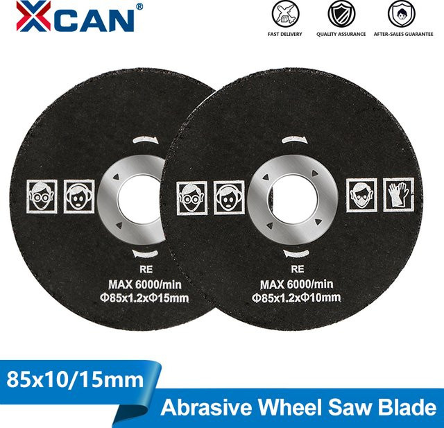 XCAN Mini Kreissägeblatt 85mm mit 10/15mm Aufnahme für Holzbearbeitung und Schleifarbeiten - Bild 1