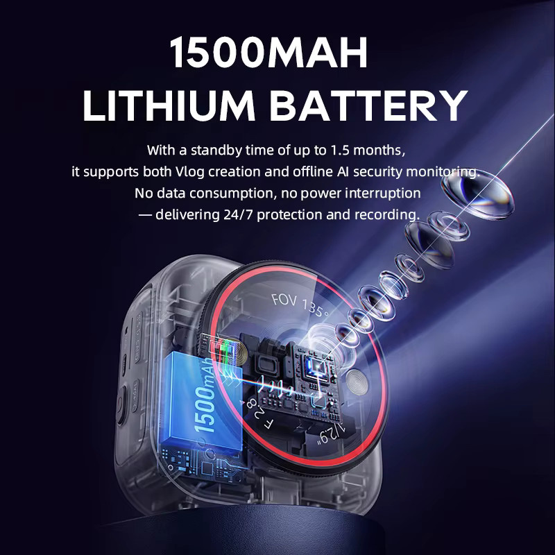 DiFang 4G LTE Mini-Sicherheitskamera für Außenbereich, kabellos und batteriebetrieben, IP66 wasserdicht mit 12X Zoom und Vlog-Aufnahmefunktion - Bild 3