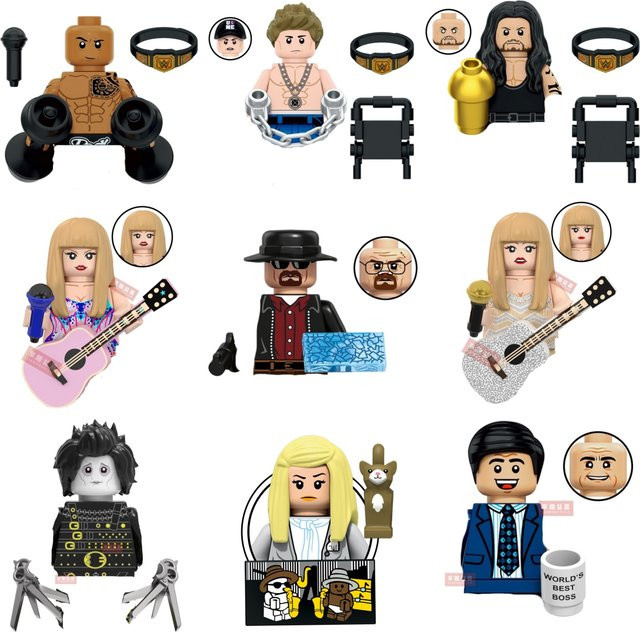 Hasbro Pop-Sängerin Bausteine, Weibliche Star-Gitarristin, Mini-Actionfiguren, Einzelfigur - Bild 1