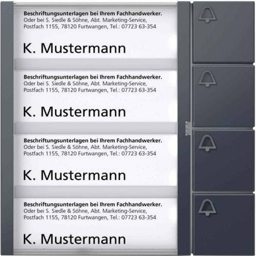 Siedle Funktionsmodul für Türsprechanlagen in Anthrazit - Bild 2