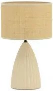 Paperflow Tischleuchte Sonia in Beige aus Keramik und Sisal mit E27 Fassung - Bild 1