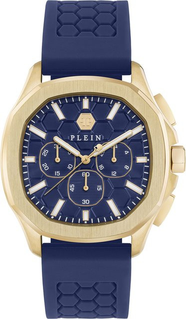Philipp Plein Chronograph, Quarz, Edelstahl, 44 mm, Herren, Blau - Bild 1