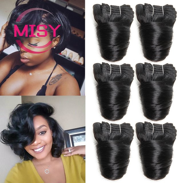 MISY Haar Extensions, Brasilianisches Lockiges Haar, 8 Zoll, 6 Teile - Bild 1