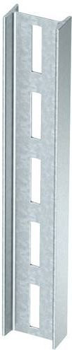 OBO Bettermann I-Stiel in Silber, L x B x H: 40,0 x 8,0 x 4,2 cm - Bild 1