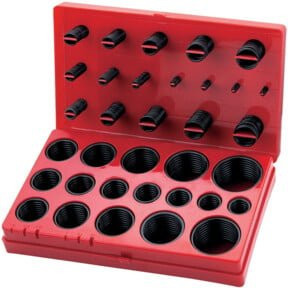 Arcus O-Ring Box K aus NBR 70 in Rot mit 407 Stück und 32 zölligen Abmessungen von 2,9 x 1,78 mm bis zum Maximalwert - Bild 1
