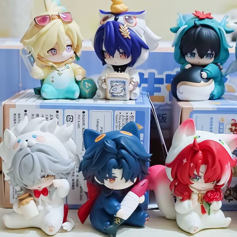 Bandai Honkai Star Rail Männliche Schlafsaal-Serie Blind Box, Q.Ver Mini Cartoon-Figur, Einzelfigur - Bild 3