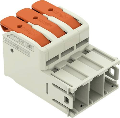 WAGO 832-1203/000-9034 Federleiste in Grau und Weiß, 24 Stück - Bild 1