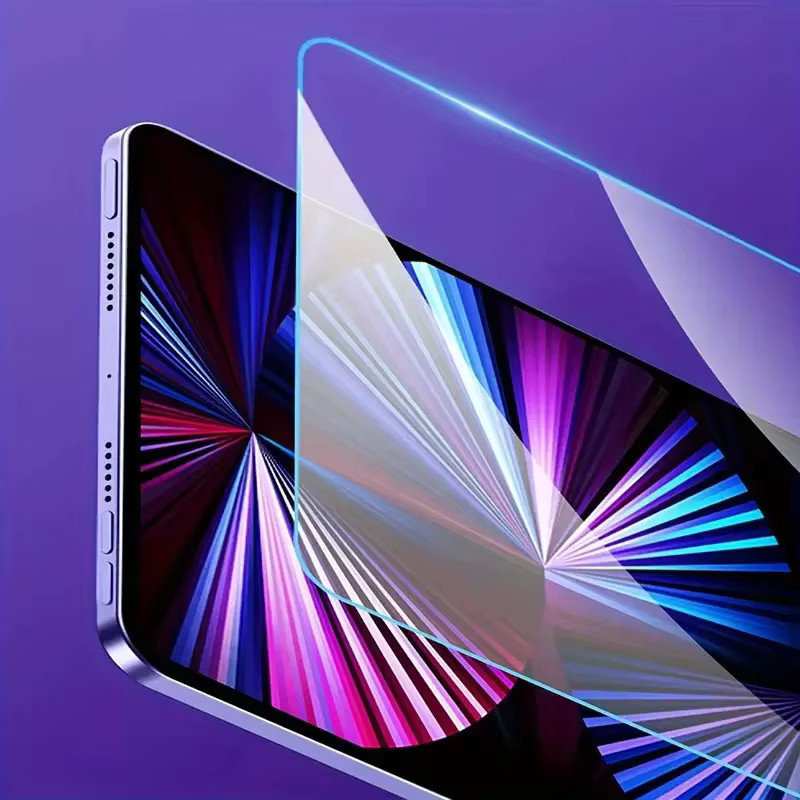 Apple iPad Displayschutz-Set aus gehärtetem Glas, transparent, passend für iPad Pro, Air und Mini Modelle - Bild 3
