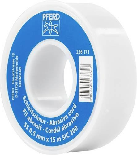 PFERD Schleifschnur SiC Körnung 200 Durchmesser: 0,5 mm, Länge: 15 m - Bild 1