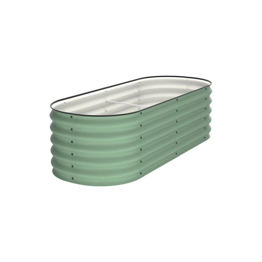 VidaAtHome.de ALVARE Gartenbeet aus Metall in Waldgrün und Schwarz, B/T/H: 155 x 61 x 43 cm - Bild 2