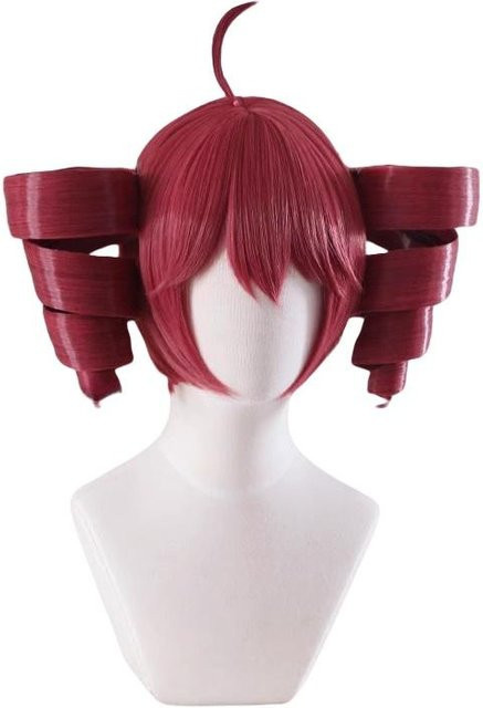 Anime Kasane Teto Cosplay Perücke, Rote Zopfperücke, Unisex - Bild 1