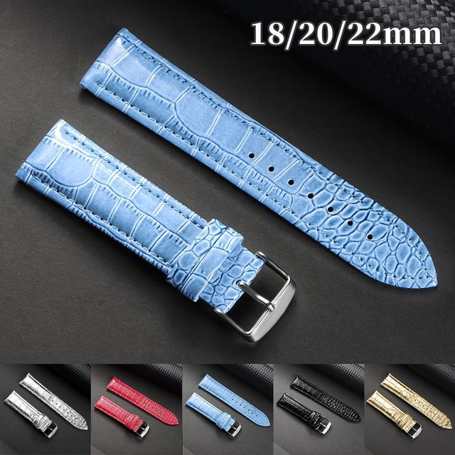 HQstrap Uhrenarmband Leder, Schwarz, Unisex - Bild 1