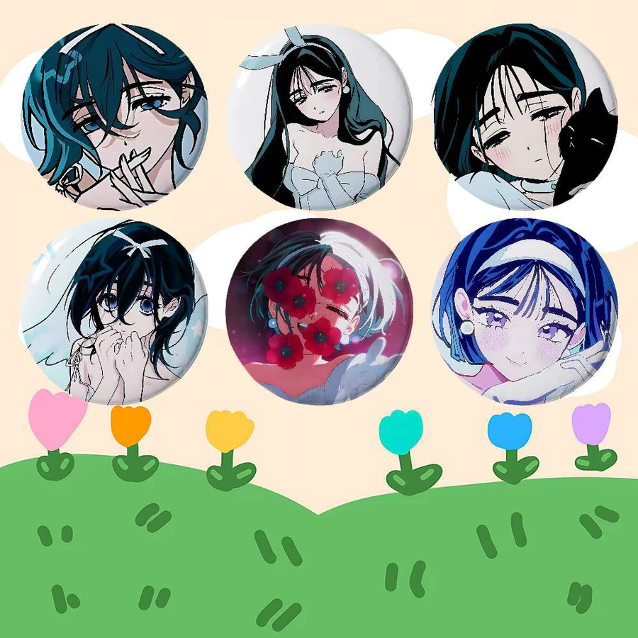 Brosche Alien Stage Sua Anime, Runde Laser-Anstecknadel - Bild 2
