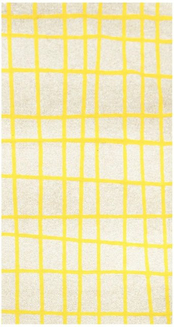 Lola&Moi Teppich Bright Yellow Gelb Geometrisch Minimalistisch B: 80 cm, T: 150 cm - Bild 1