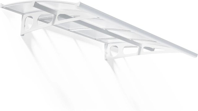 Canopia Palram Vordach Bordeaux Weiß B/T: 220 x 140 cm - Bild 1