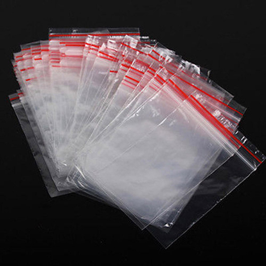 100 Stück Amusedly wiederverschließbare PE-Beutel transparent B: 5 cm, H: 7 cm - Bild 2